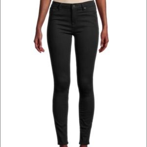 All Saints Grace mid rise skinny jeans in jet black size 29